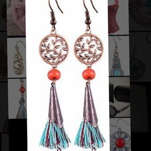 Bohemian Style Hook Earrings